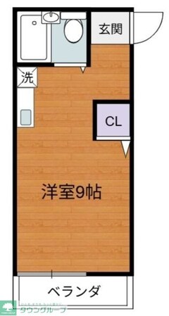 コーポハナブサの物件間取画像